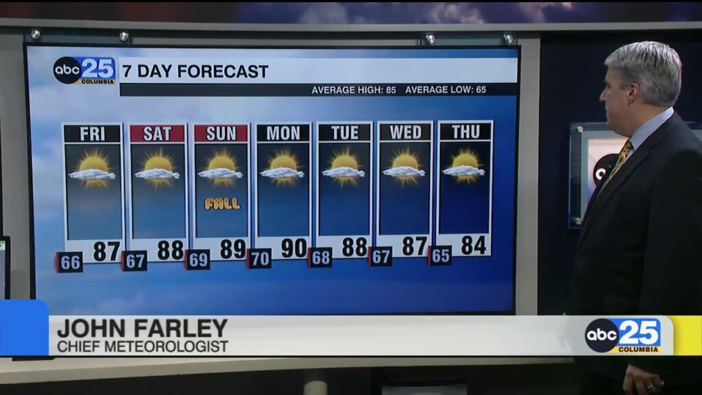 7 Day Forecast Sept. 19, 2024