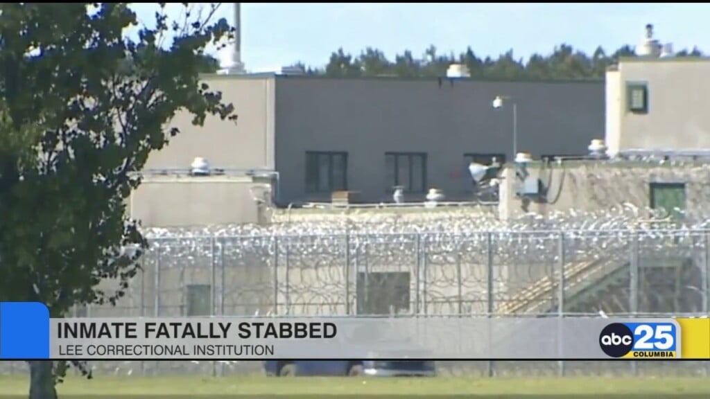 Inmate Fatally Stabbed At Lee Correctional Institution