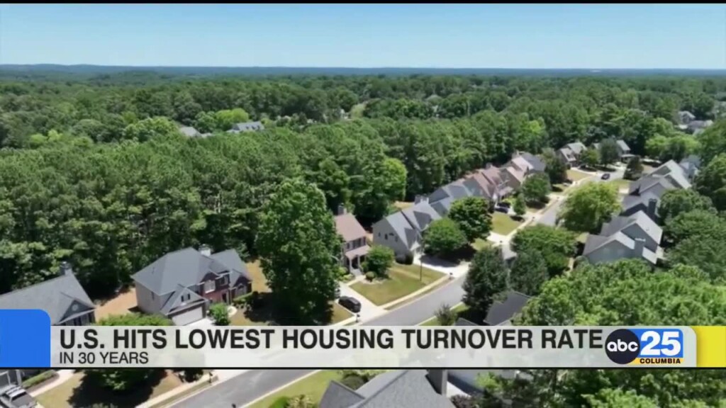 Report: U.s. Hits Lowest Housing Turnover Rate In 30 Years