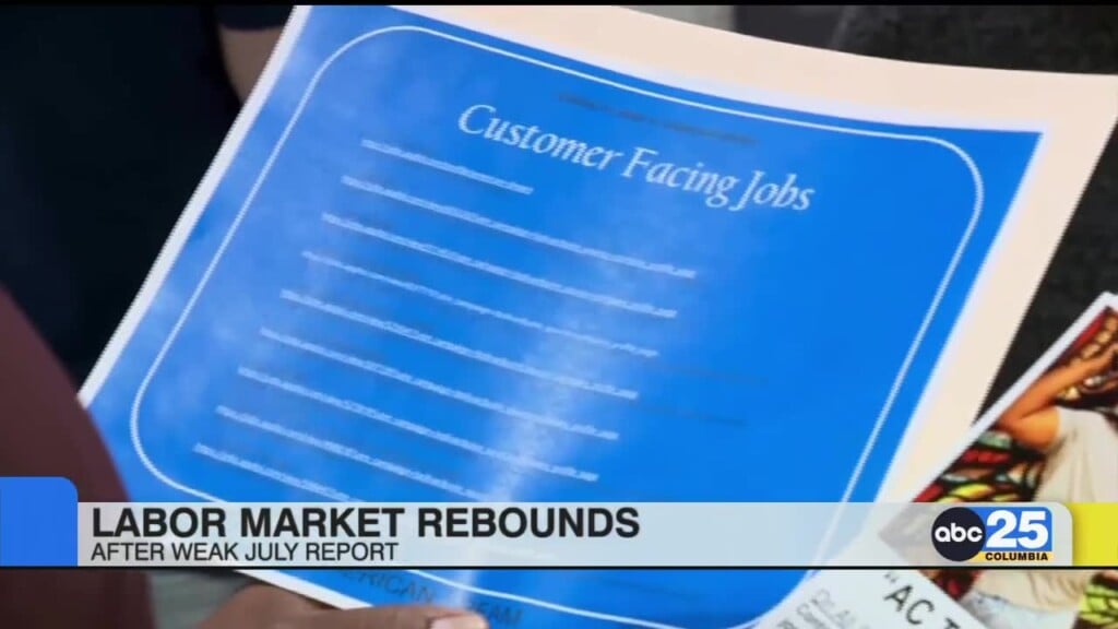 Labor Market Rebounds After Weak July Report