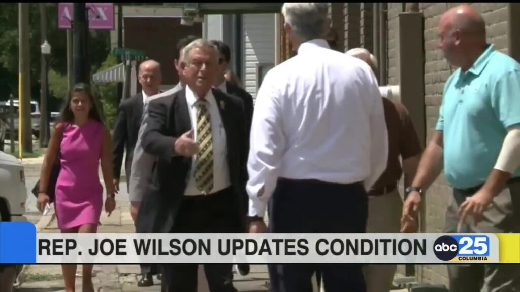 Rep. Joe Wilson Gives Update On Condition