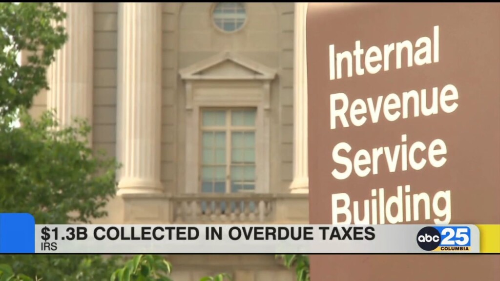 $1.3 Billion Collected In Overdue Taxes