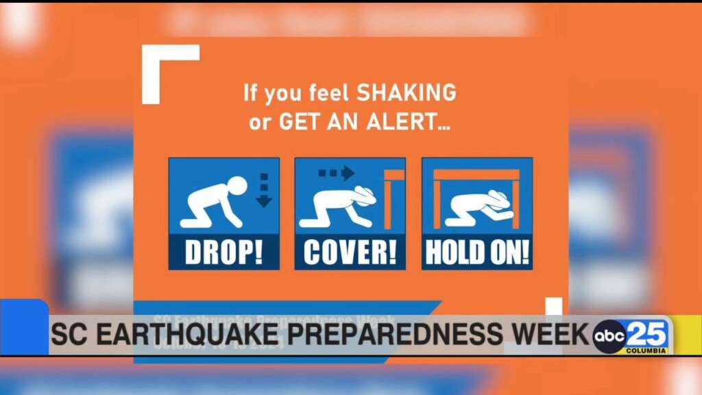 Sc Earthquake Preparedness Week