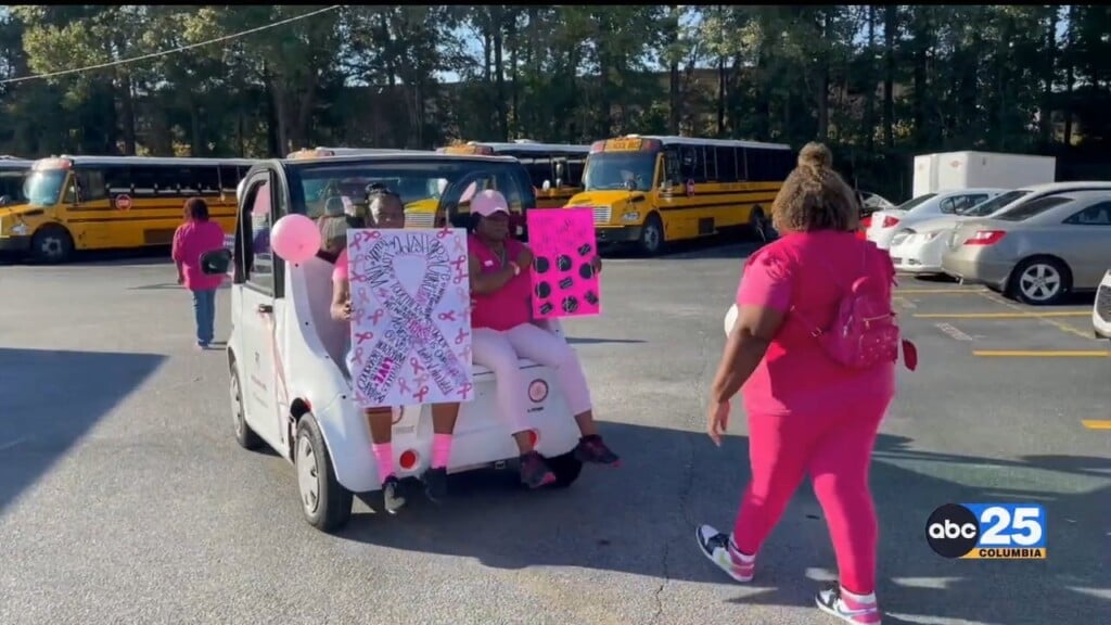 Richland One Bus Drivers Walk In Honor Of Breast Cancer Awareness Month