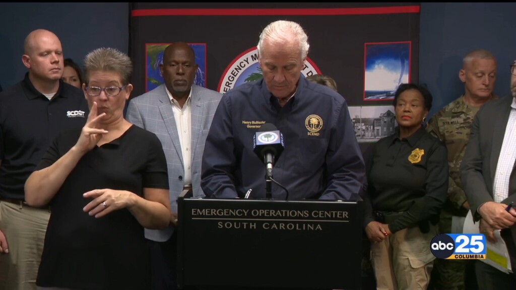 State Leaders Give Updates On Hurricane Helene Recovery Efforts