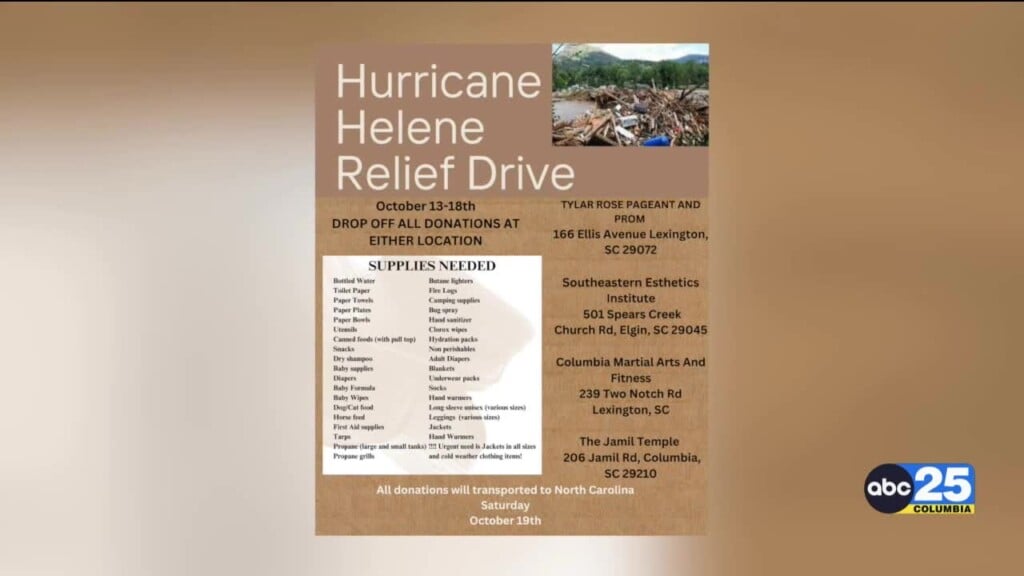 Helene Relief Drive