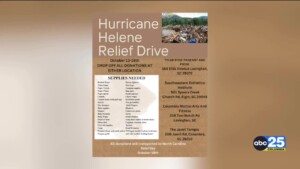 Helene Relief Drive