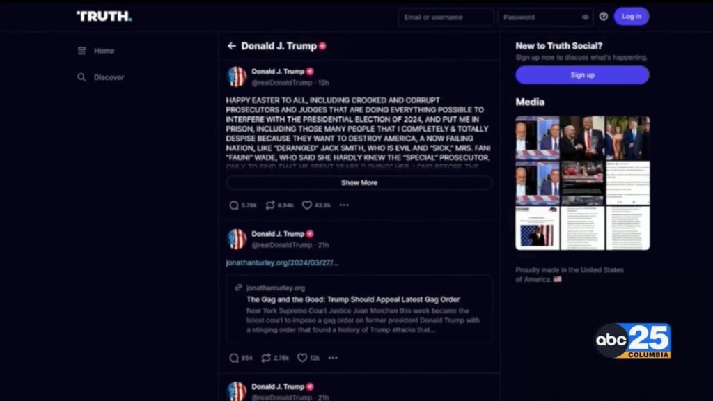 Donald Trump’s Social Media Stock Rebounds As Election Nears