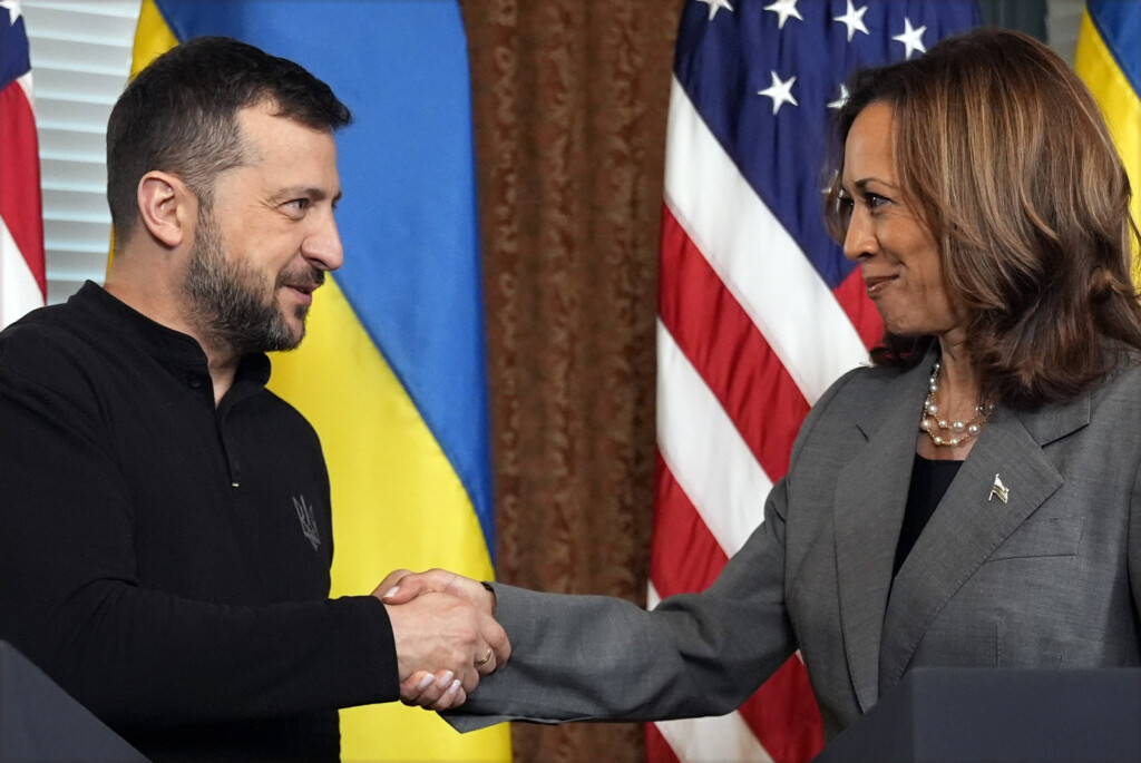 Kamala Harris Volodymyr Zelenskyy