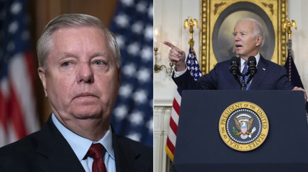 Senator Lindsey Graham and President Biden