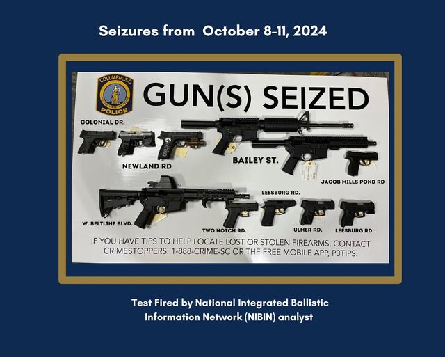 Columbia Police Guns