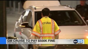 Gm's Cruise To Pay $500k Fine