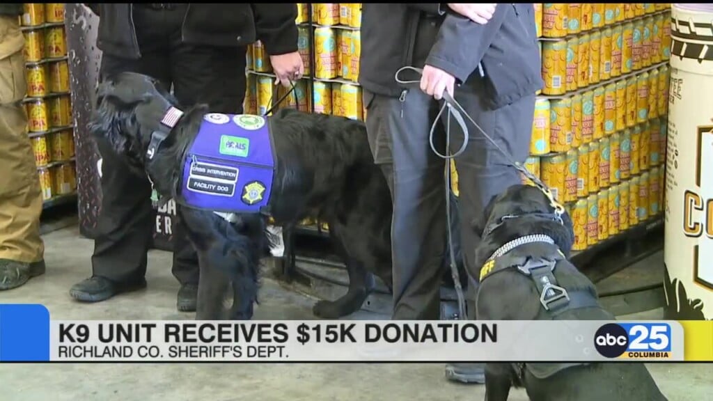 Rcsd K9 Unit Receives $15k Donation