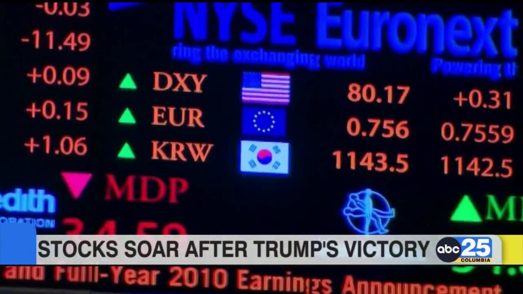 Stocks Soar After Trump's Election Win