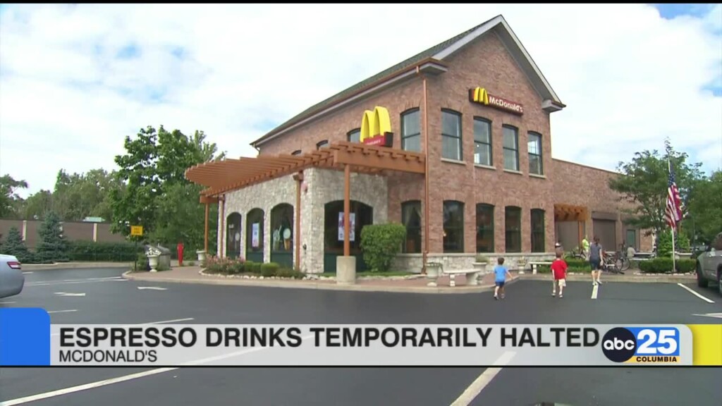 Espresso Drinks Temporarily Halted At Mcdonald's