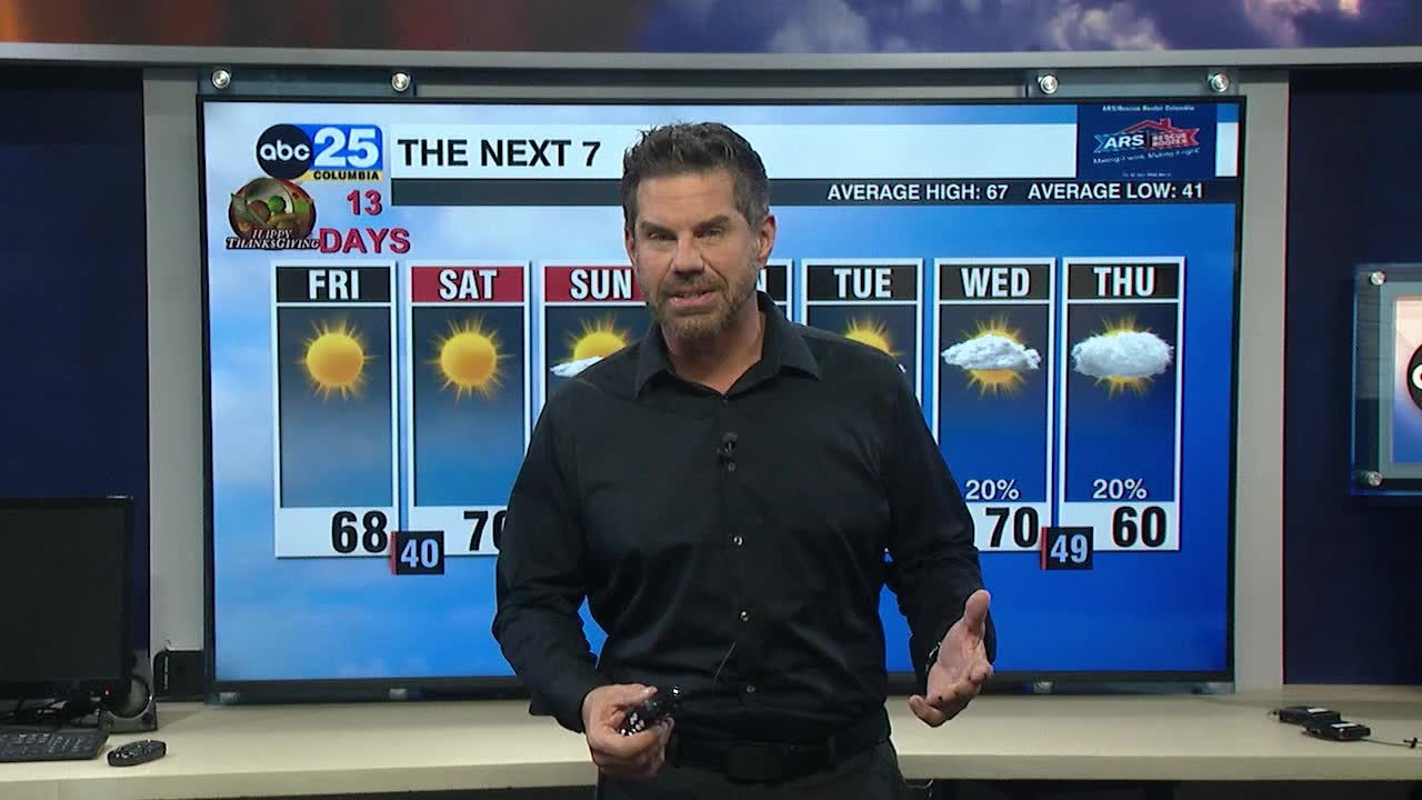 TYLER RYAN FRIDAY'S WEATHER - ABC Columbia