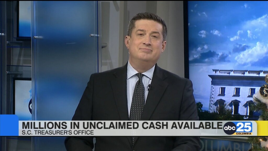 Sc Treasurer's Office: Millions In Unclaimed Cash