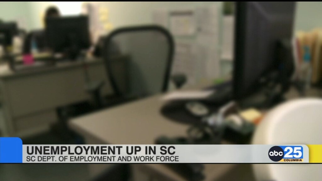 Unemployment Up In South Carolina