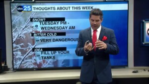 Tyler Ryan Monday's Weather