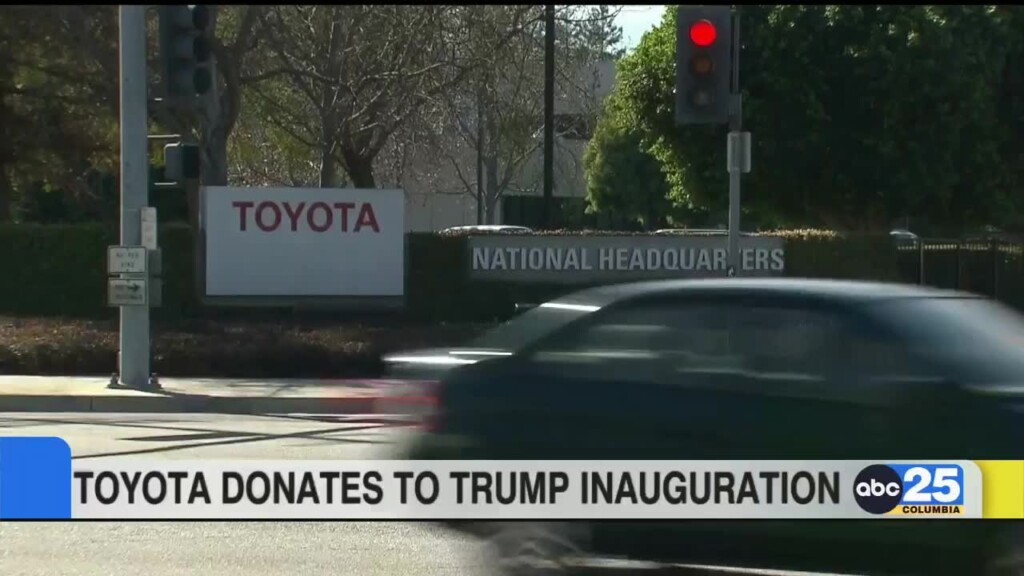 Toyota Donates To Trump Inauguration