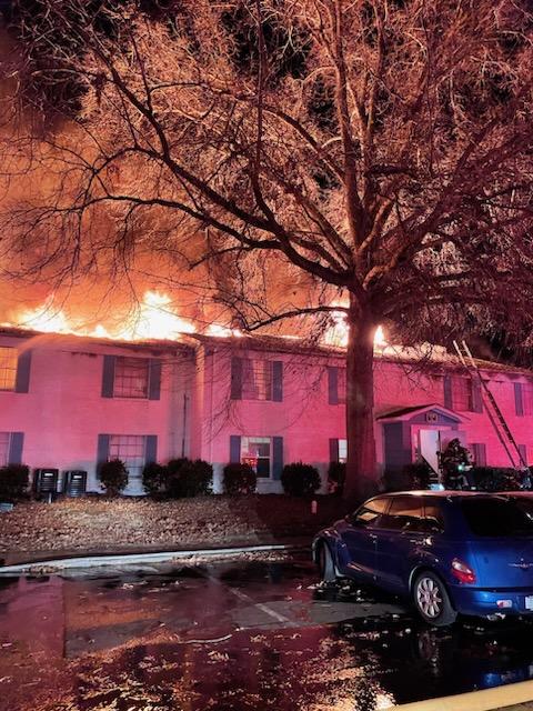 Columbia apartment blaze