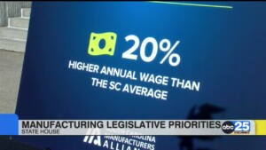 State Lawmakers And Members Of Sc Manufacturer’s Alliance Announced Priorities For Legislative Session
