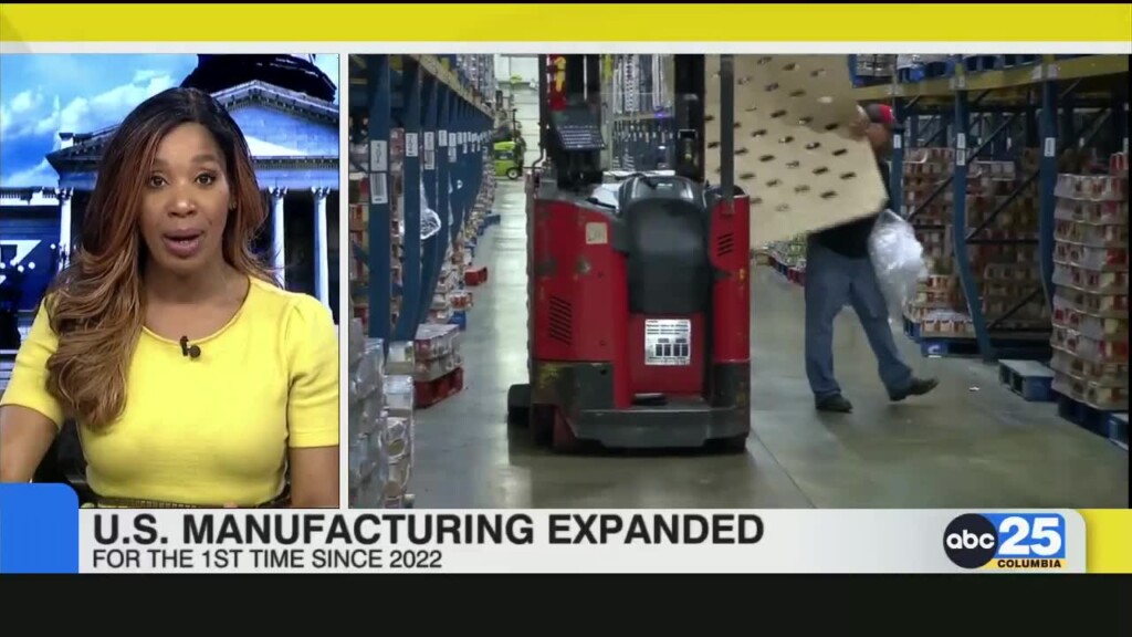 U.S. Manufacturing Expanded For 1st Time Since 2022