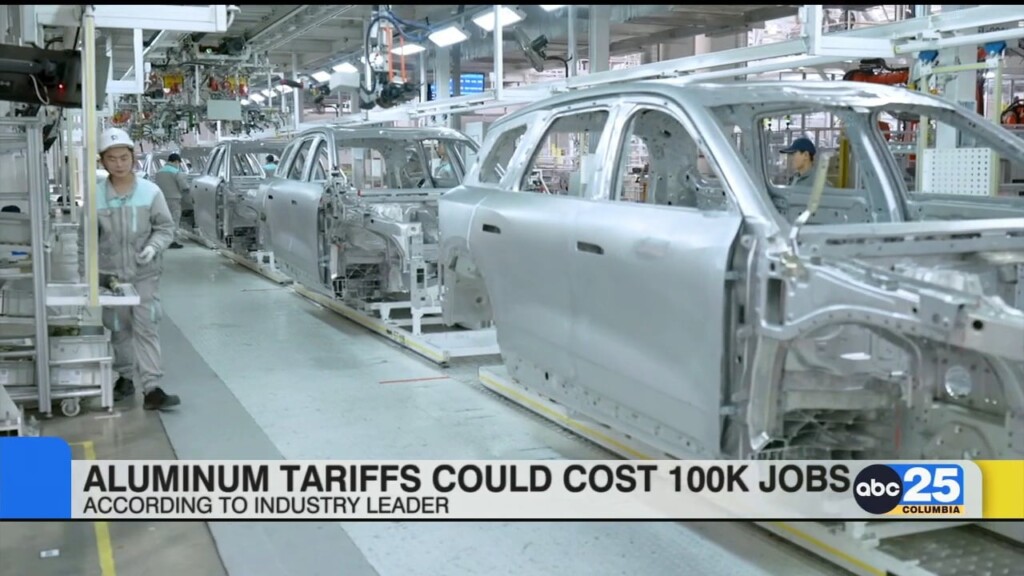 Aluminum Tariffs Could Cost 100k Jobs