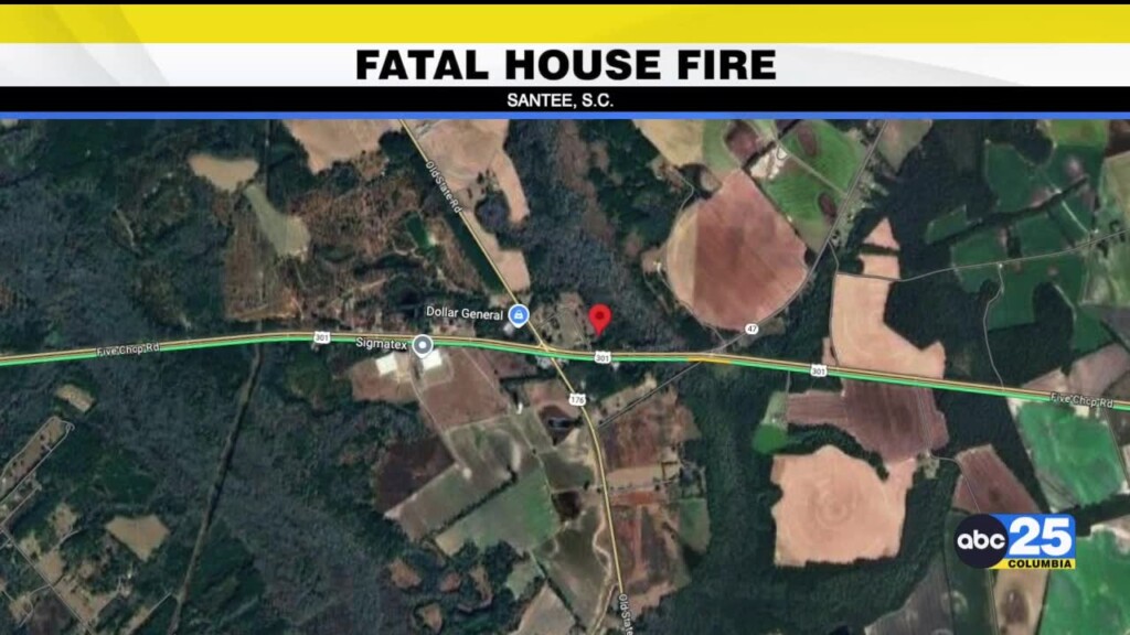 Orangeburg Co. Coroner's Office Identifies Man Who Died In Saturday House Fire