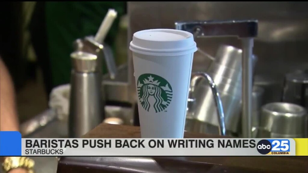 Starbucks Baristas Push Back On Writing Names On Cups