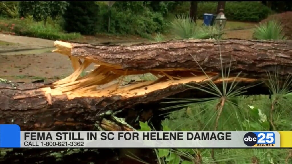 Fema Still In Sc For Hurricane Helene Damage