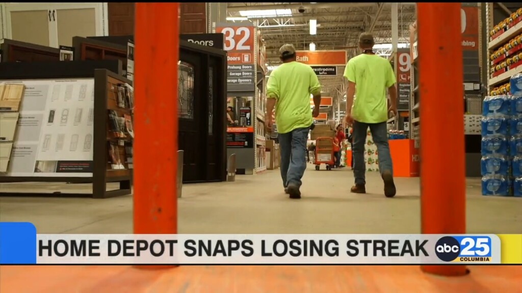 Home Depot Snaps Losing Streak