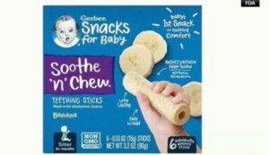 Gerber Teething Sticks Recalled Due To Choking Hazard