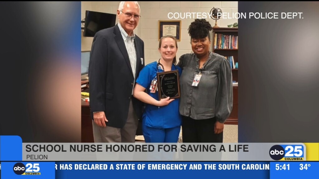 Pelion Nurse Honored