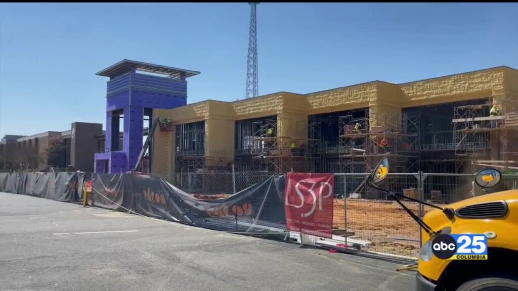 Construction Around 60% Complete On Irmo High's New East Wing