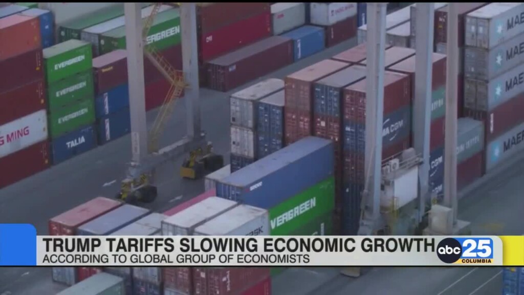Trump Tariffs Slowing Economic Growth