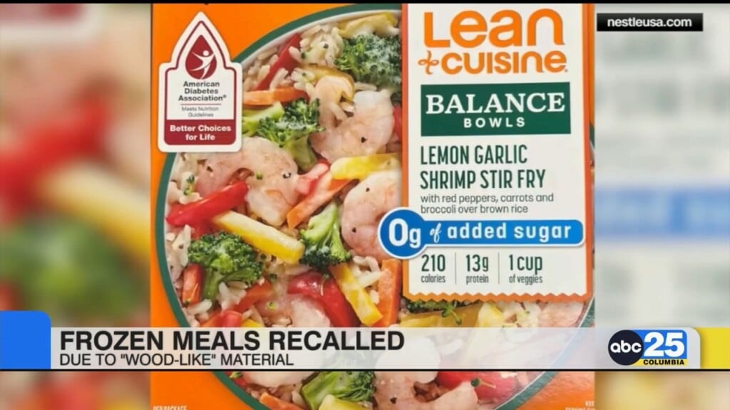 Frozen Meals Recalled Due To "wood Like Material"