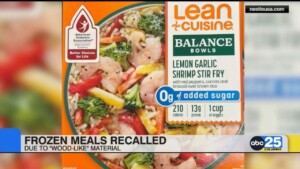 Frozen Meals Recalled Due To "wood Like Material"