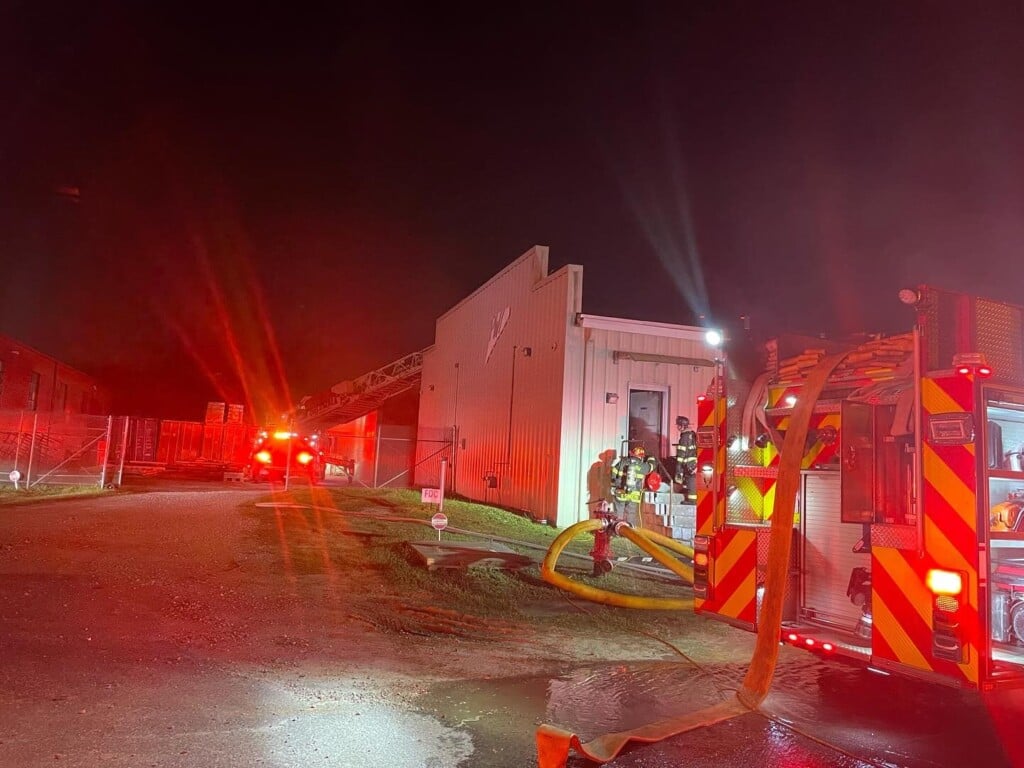 Wood Working Shop Fire 1