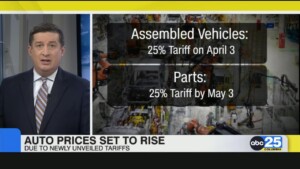 Auto Prices Set To Rise Due To Newly Unveiled Tariffs