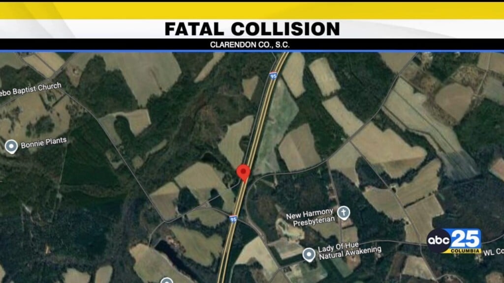 Schp: 1 Dead After Collision On I 95 In Clarendon County