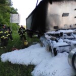 I 77 Dump Truck Fire 1