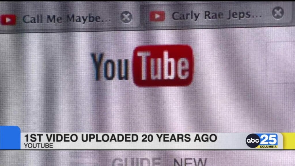 1st Youtube Video Uploaded 20 Years Ago
