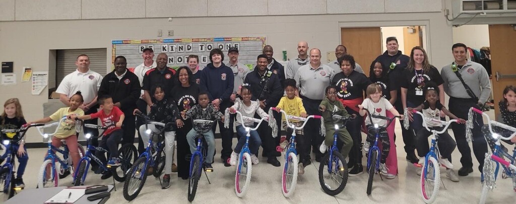 Carver Lyon Elementary School Bike Giveaway 1