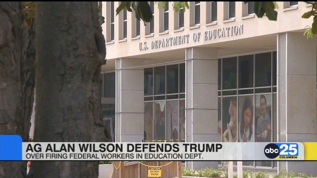 Ag Wilson Defends Trump Over Firing Federal Workers In Education Dept