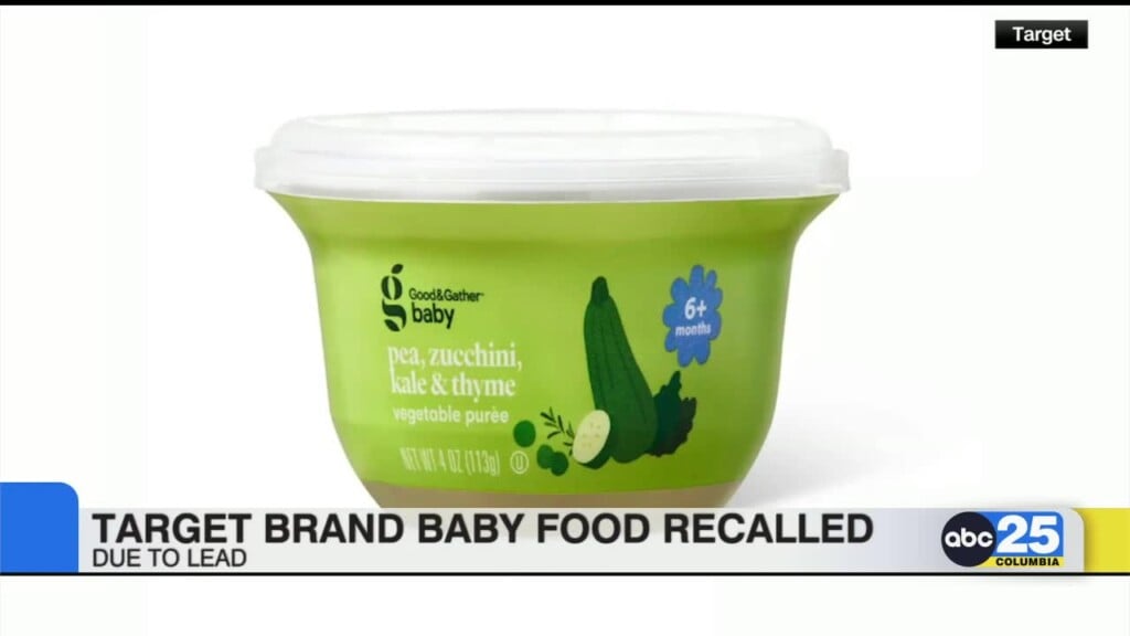 Target Brand Baby Food Recalled Due To Lead