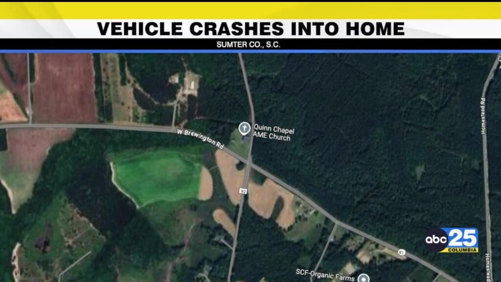 Vehicle Crashes Into Sumter County Home