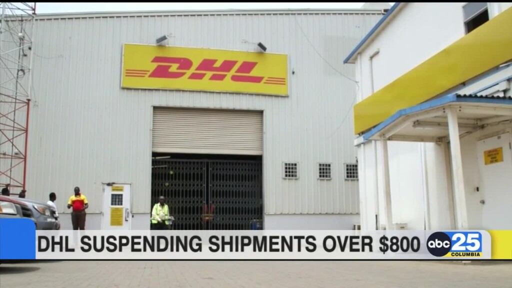 Dhl Suspending Shipments Over $800