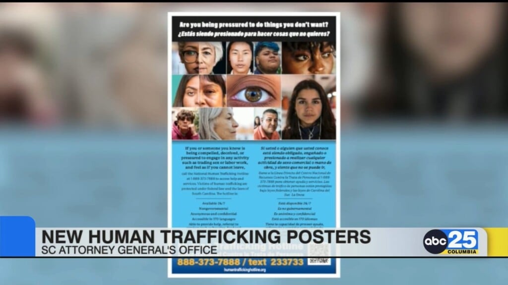 New Sc Human Trafficking Posters