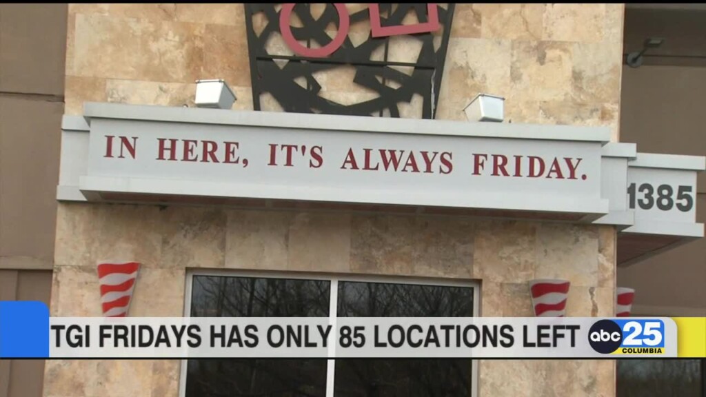 Tgi Fridays Has Only 85 Locations Left